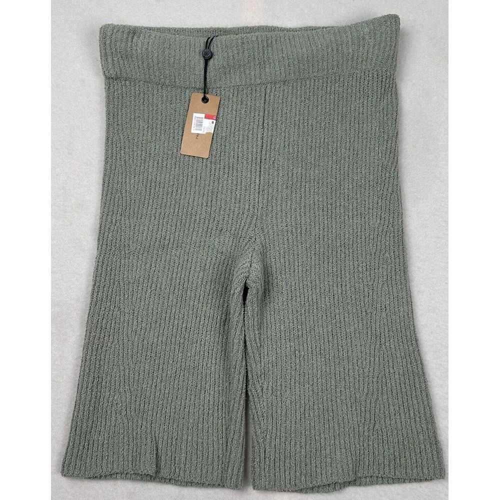 NWT RAG & BONE‎ Sunny Organic Cotton Bike Shorts High Waist Stretch Sage Green L